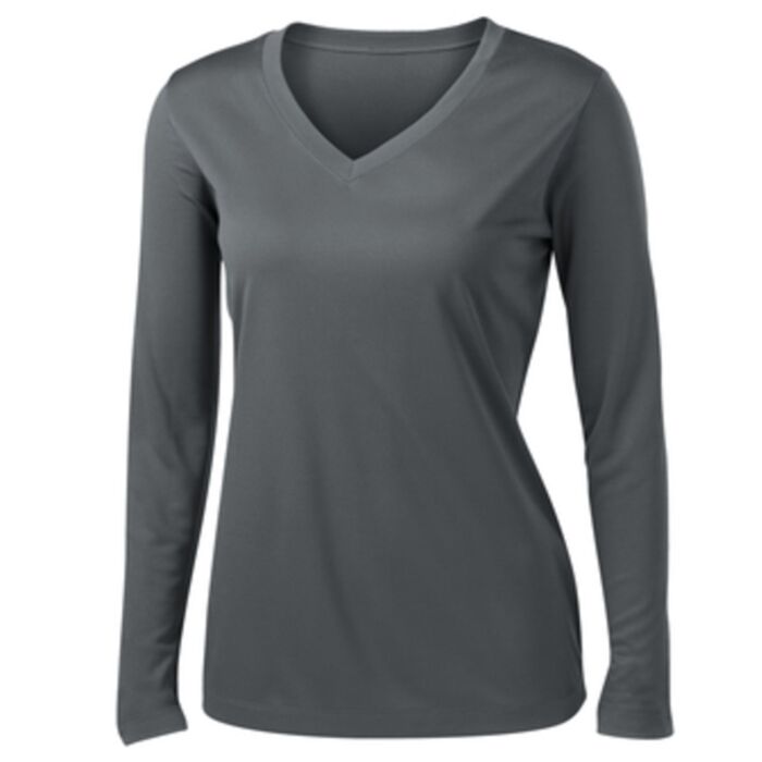Ladies Long Sleeve V Neck Competitor™ Tee Thumbnail