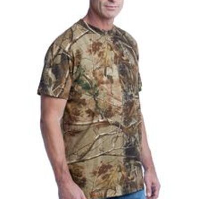 Russell Outdoors™ - Realtree Explorer 100% Cotton T-Shirt with Pocket. S021R Thumbnail