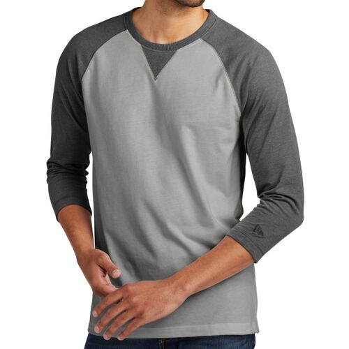 ® Sueded Cotton Blend 3/4 Sleeve Baseball Raglan Tee Thumbnail