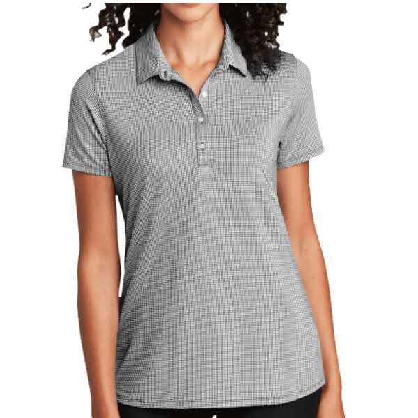 ® Ladies Gingham Polo Thumbnail