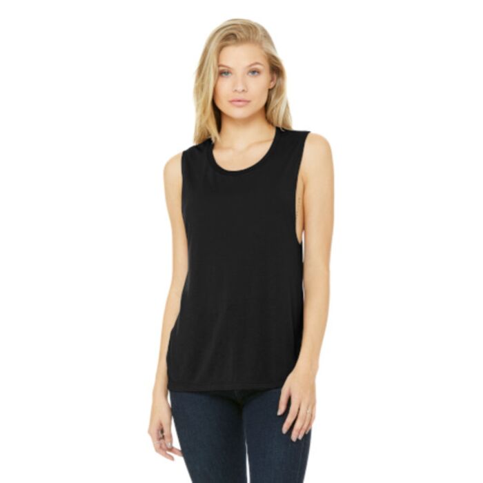 Ladies' Flowy Scoop Muscle Tank Thumbnail