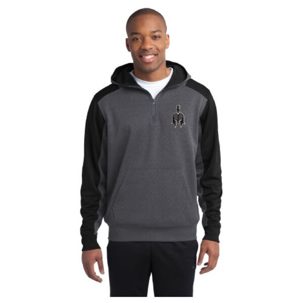 Tech Fleece Colorblock 1/4 Zip Hooded Sweatshirt Thumbnail