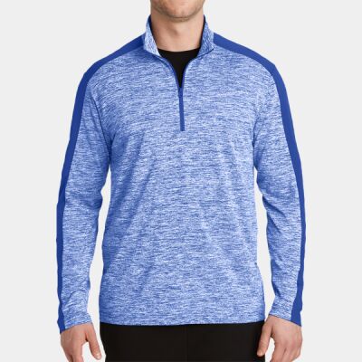 PosiCharge ® Electric Heather Colorblock 1/4 Zip Pullover Thumbnail