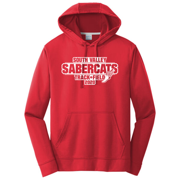 Track & Field Performance Hoodie - Performance Fleece Pullover Hooded Sweatshirt Thumbnail