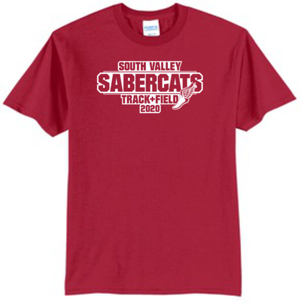 South Valley Track & Field 50/50 T-Shirt  - PC55SVJH  50/50 Cotton/Poly T Shirt Thumbnail