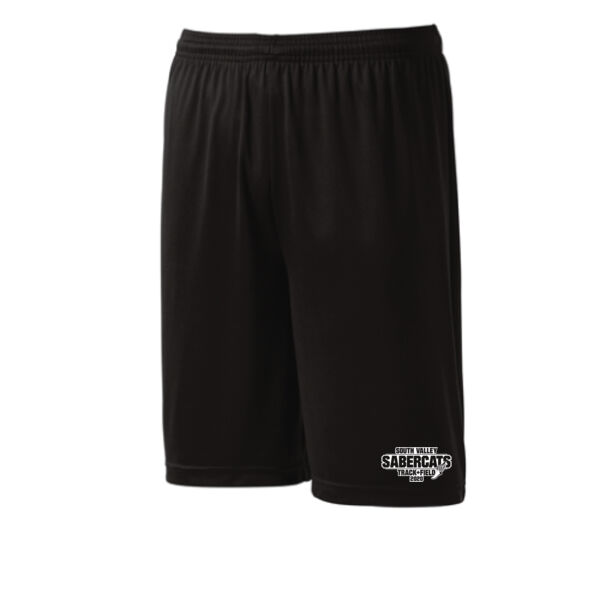 Track & Field Adult & Youth Black Shorts - Sport-Tek® PosiCharge™ Competitor™ Short.  Thumbnail