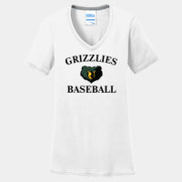 White Ladies Essential Blended Performance V Neck Tee Thumbnail