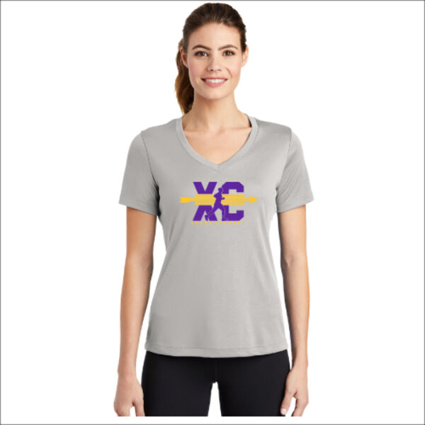 Ladies PosiCharge ® Competitor™ V Neck Tee Thumbnail