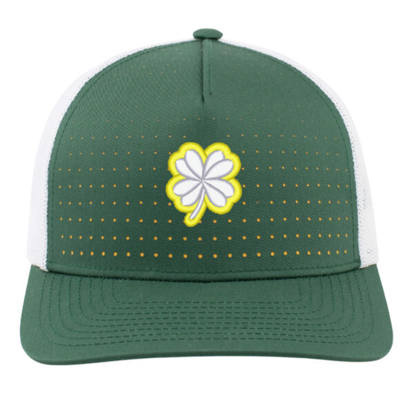 Perforated 5-Panel Trucker Snapback Cap Thumbnail