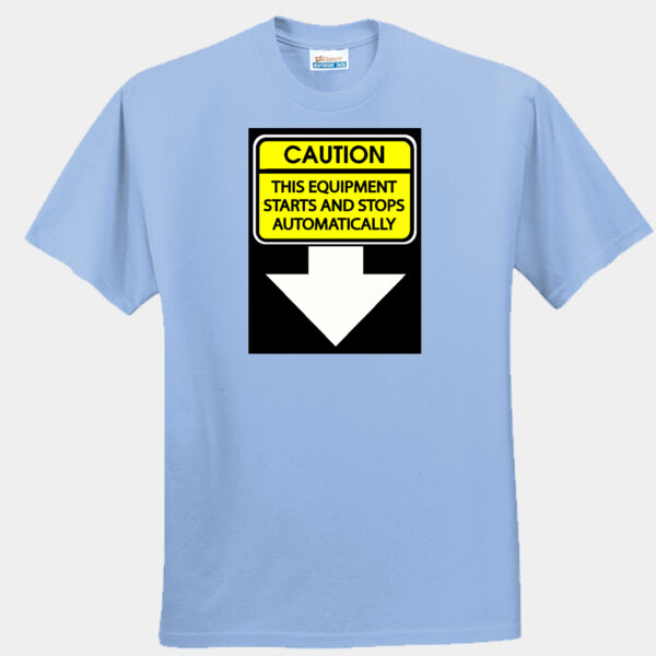 Caution The Equipment Starts And Stop Thumbnail