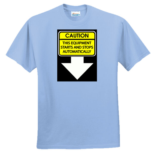 Caution The Equipment Starts And Stop Thumbnail