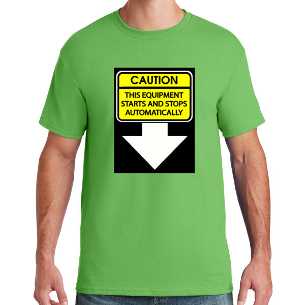 Caution The Equipment Starts And Stop Thumbnail