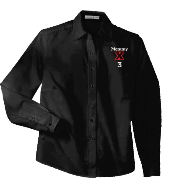 Mommy X 3 Custom Embroidery Shirt Thumbnail