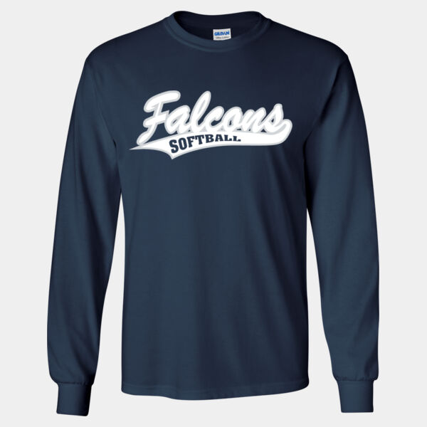 Falcons Navy Longsleeve T-Shirt Thumbnail