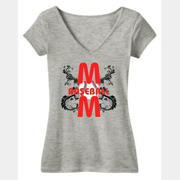 Baseball Mom Custom V-Neck Thumbnail