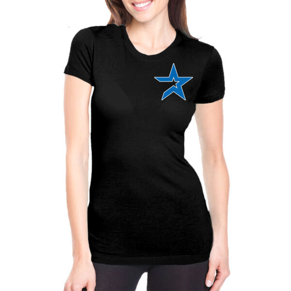 All-Star Baseball Academy Black Ladies Scoop Neck Thumbnail