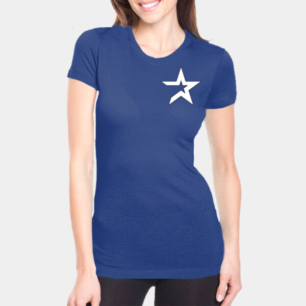 All-Star Baseball Academy Royal Ladies Scoop Neck Thumbnail