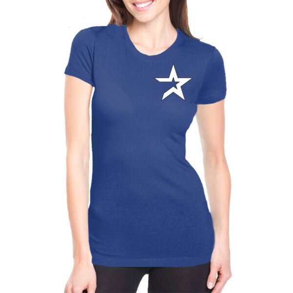 All-Star Baseball Academy Royal Ladies Scoop Neck Thumbnail