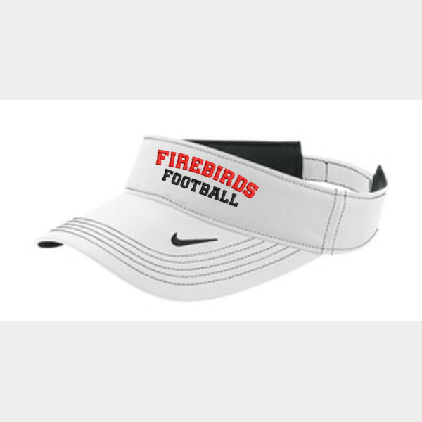 Firebirds Football Nike White Visor Thumbnail