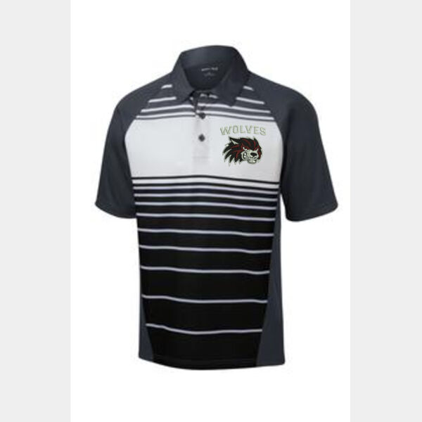 Wolves Football Embroidered Black ST600 Polo Shirt Thumbnail