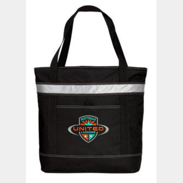 Black heat-sealed, water resistant Tote Cooler Thumbnail