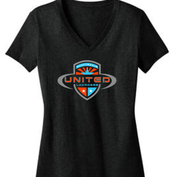Black Ladies Perfect Weight V-Neck Tee Thumbnail
