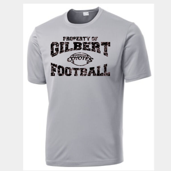 Silver Performance Shirt Gilbert Coyotes Football Thumbnail