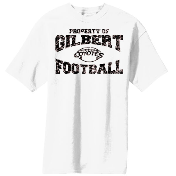 White T-shirt Gilbert Coyotes Football Thumbnail