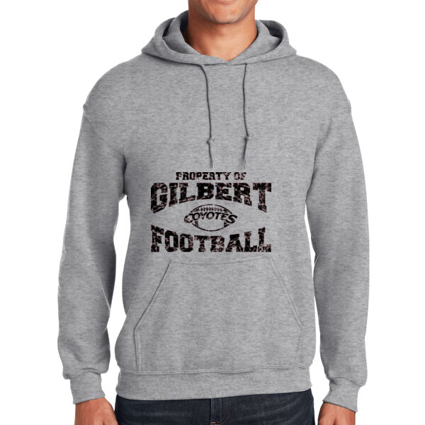 Lt. Steel Hooded Sweatshirt Gilbert Football Thumbnail