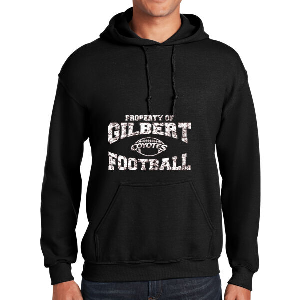 Black Hooded Sweatshirt Gilbert Football Thumbnail