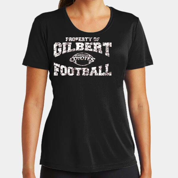Black Performance Ladies Gilbert Football Thumbnail