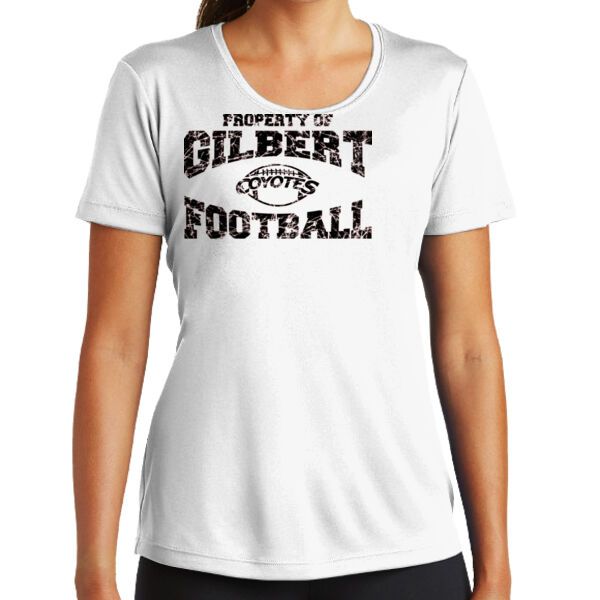 White Performance Ladies Gilbert Football Thumbnail