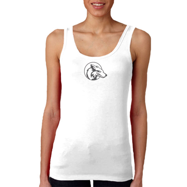 White Ladies Tank Top Coyotes Football Thumbnail