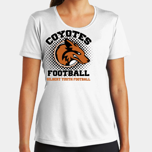White Performance Ladies Coyotes Football Thumbnail