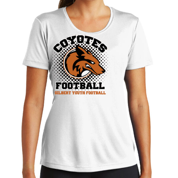 White Performance Ladies Coyotes Football Thumbnail