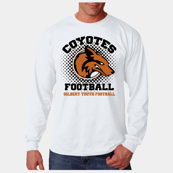 White L/s Shirt Coyotes Football Thumbnail