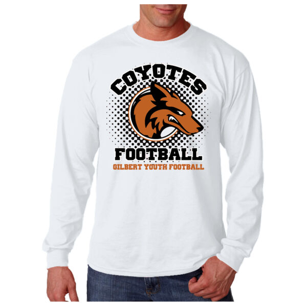White L/s Shirt Coyotes Football Thumbnail