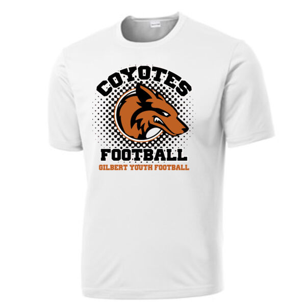 White Performance Coyotes Football Thumbnail
