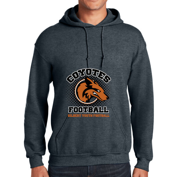 Dark Heather Hooded Sweatshirt Gilbert Football Thumbnail