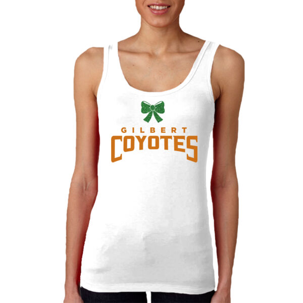 White Ladies Tank Top Coyotes Football Thumbnail