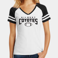 White Ladies Game V-Neck Tee Thumbnail