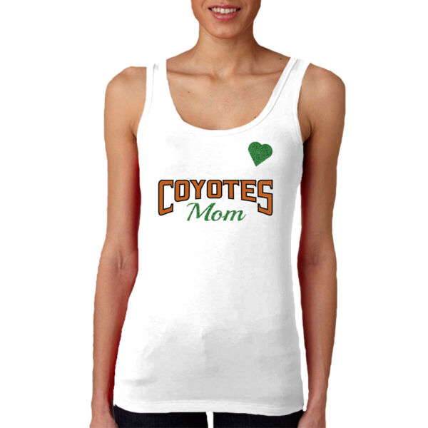 White Ladies Tank Top Coyotes Football Thumbnail