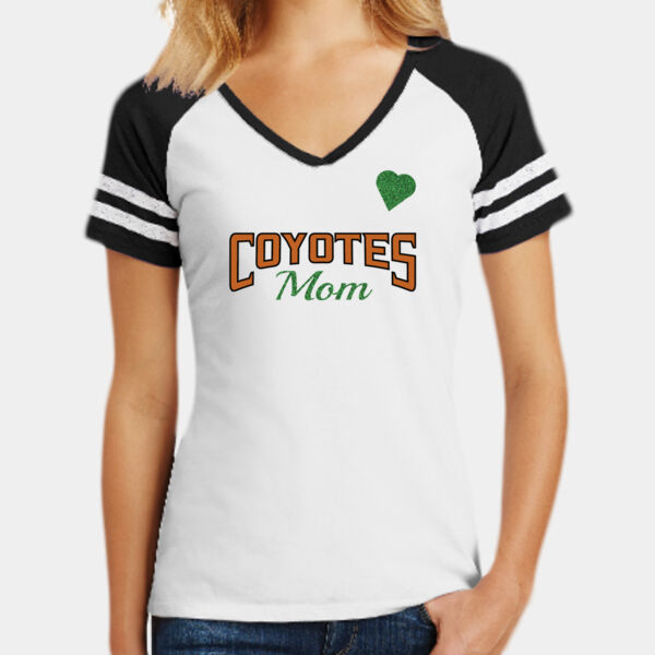 White Ladies Game V-Neck Tee Thumbnail