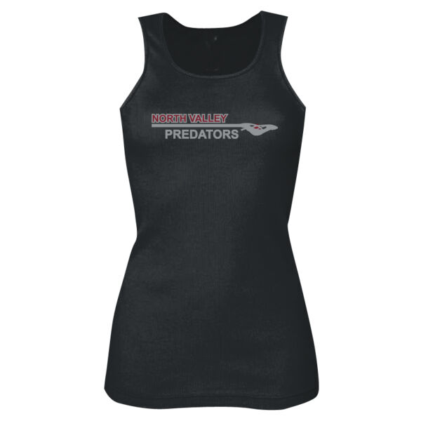 Black Ladies Tank Top  Thumbnail