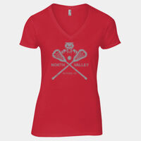 Ladies Maroon V-Neck Thumbnail