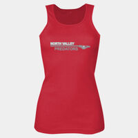 Maroon Ladies Tank Top Thumbnail