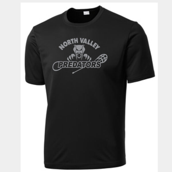 Black Performance Lacrosse T Shirt Thumbnail