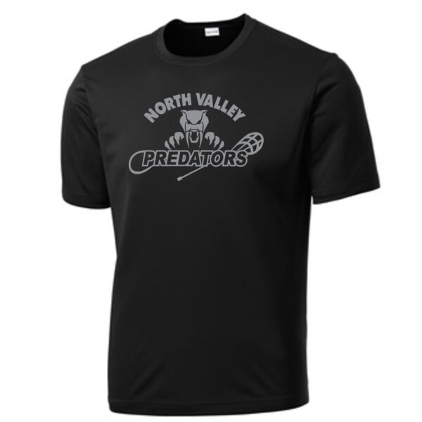 Black Performance Lacrosse T Shirt Thumbnail