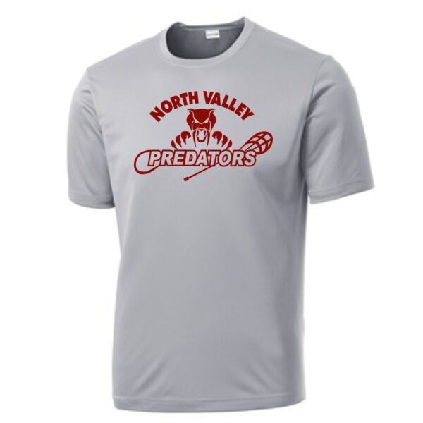 Silver Performance Lacrosse T Shirt Thumbnail