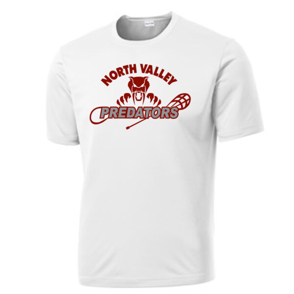 White Performance Lacrosse T Shirt Thumbnail